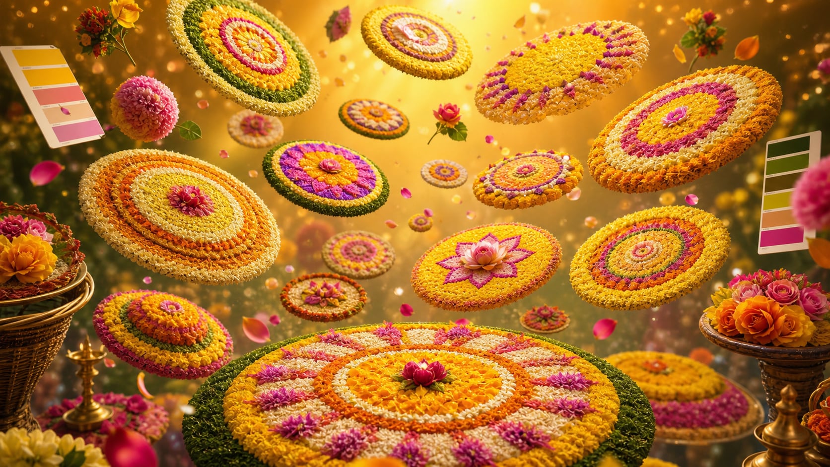 Limitless pookalam design prompts