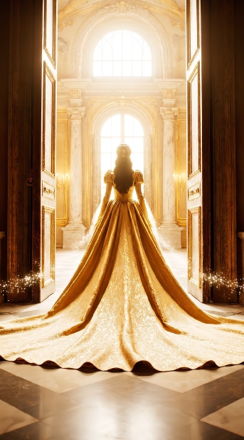 Princess Dress Change AI Video Prompts Copy-Paste