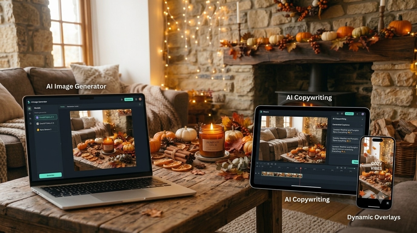 All-in-one toolkit for autumn content creation