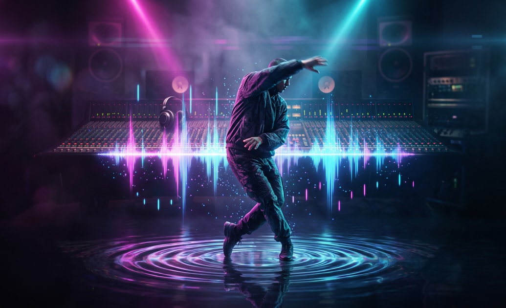 Enhance audio and visual synergy in a viral raindance ai video