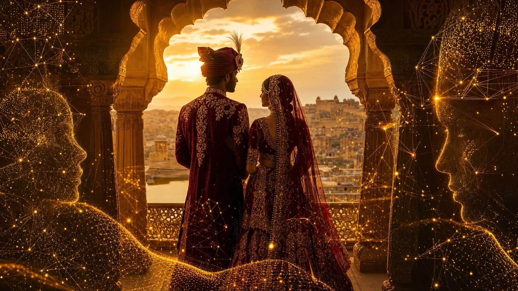 Master intricate details with rajasthani couple prompt