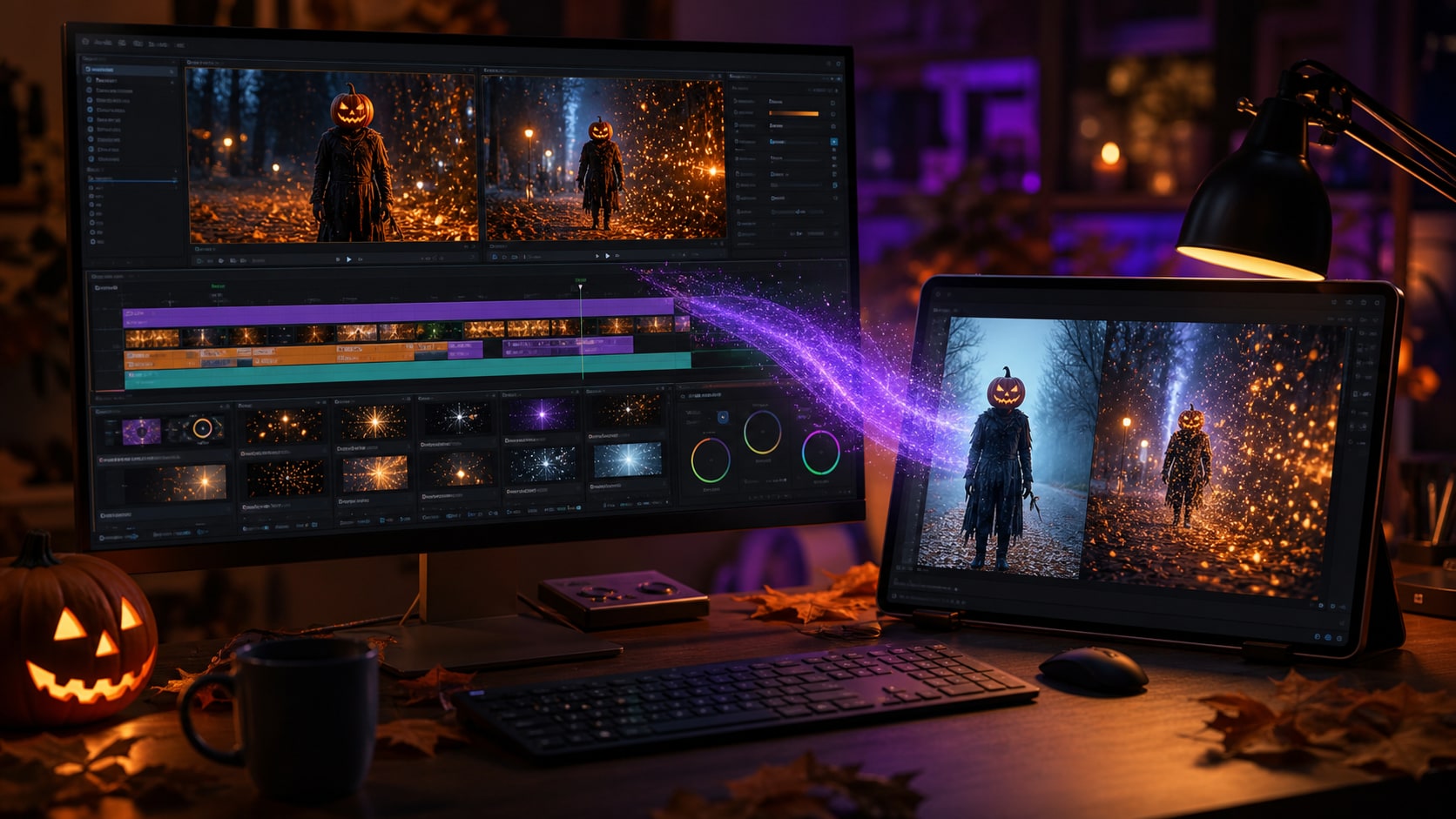 Seamless all-in-one editing workflow for Ramalama Costume Walk AI Video Generator