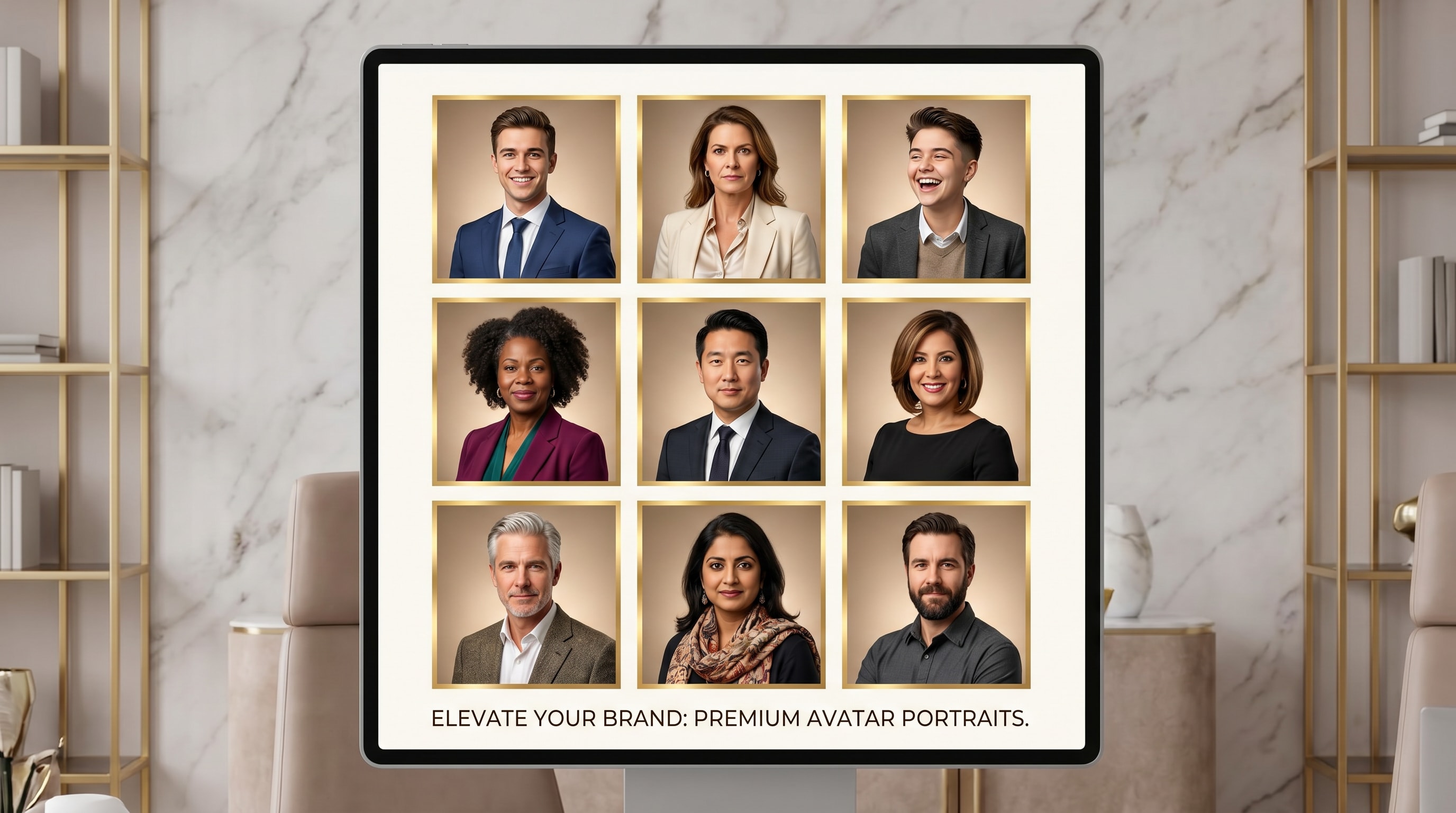 Versatile profiles with rich boss AI photos