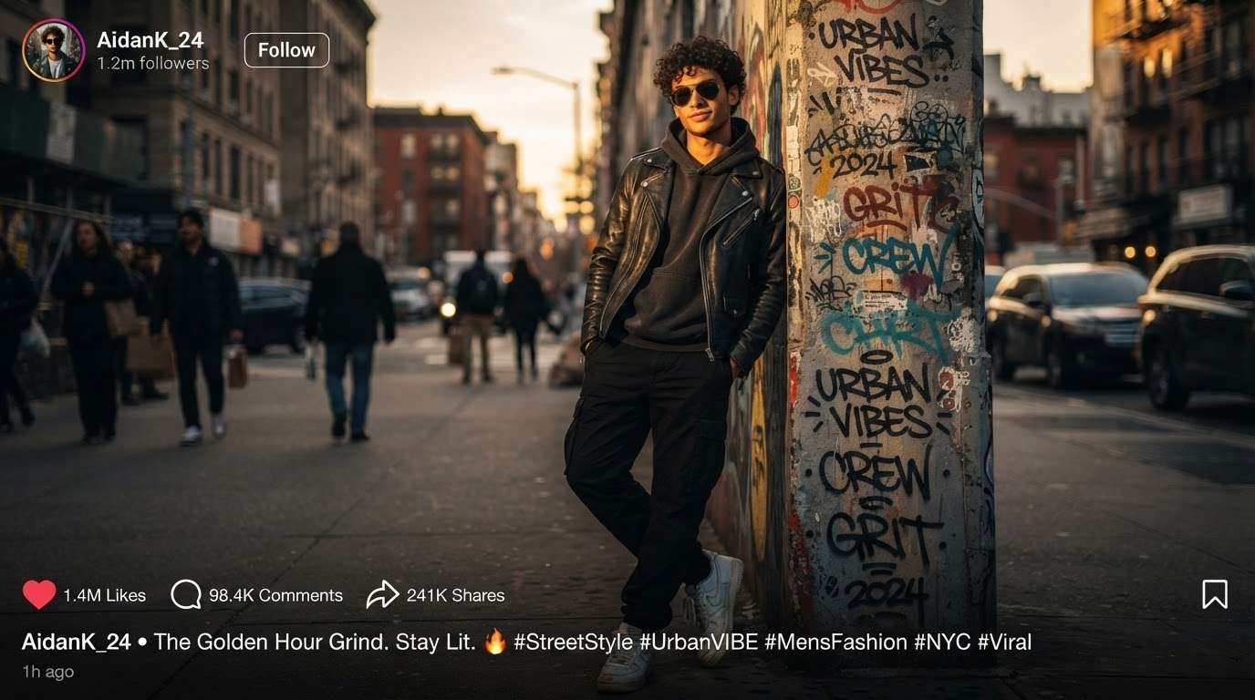 Dominate social media trends with stylish boy portraits