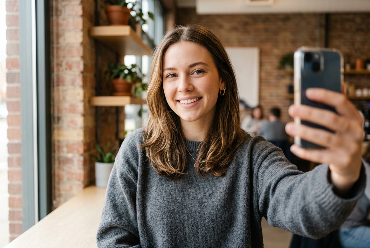 Effortless image generation using a selfie image prompt