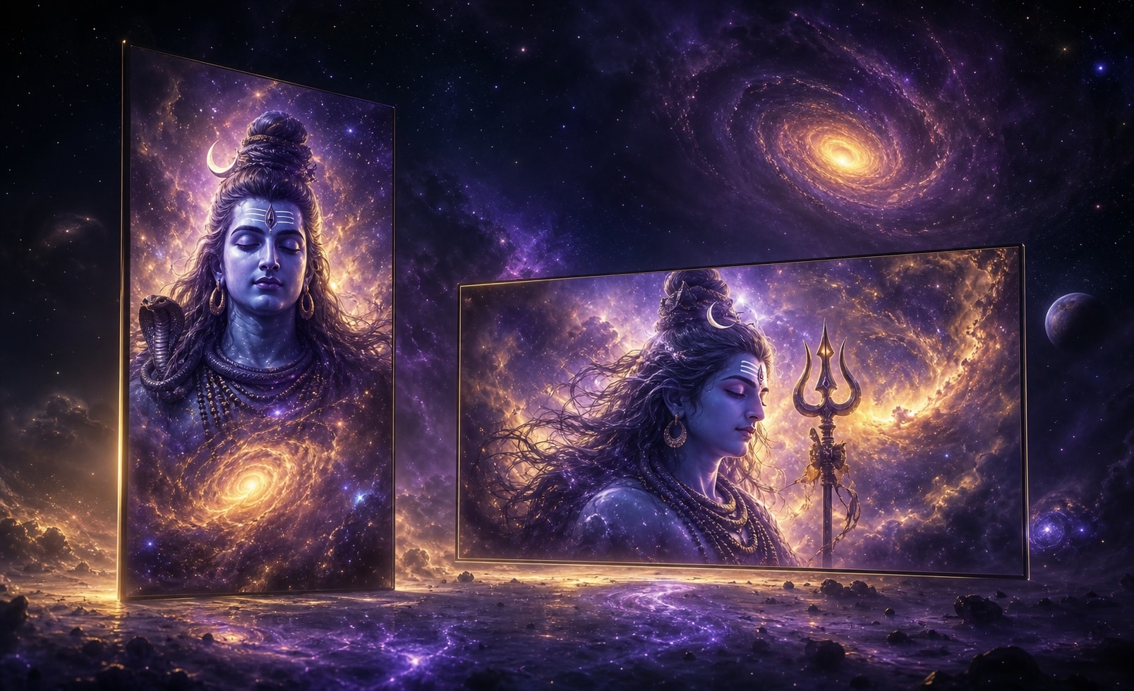 Create mahadev wallpapers