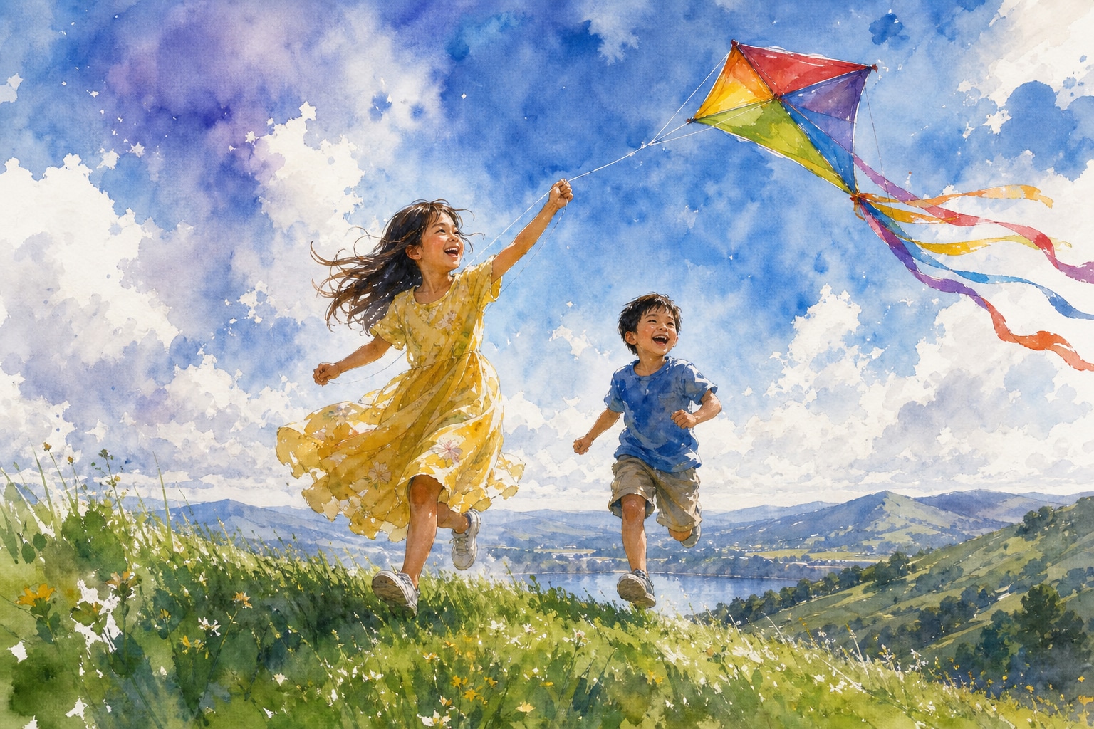 watercolor ai prompts