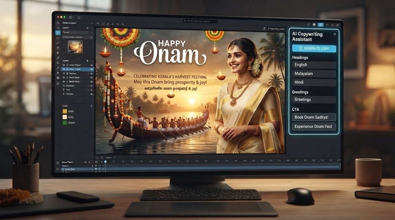 Enhance snake boat race posters with AI copywriting