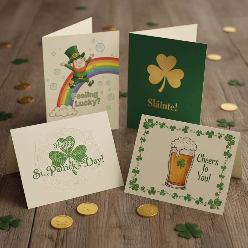 st patricks day card prompt