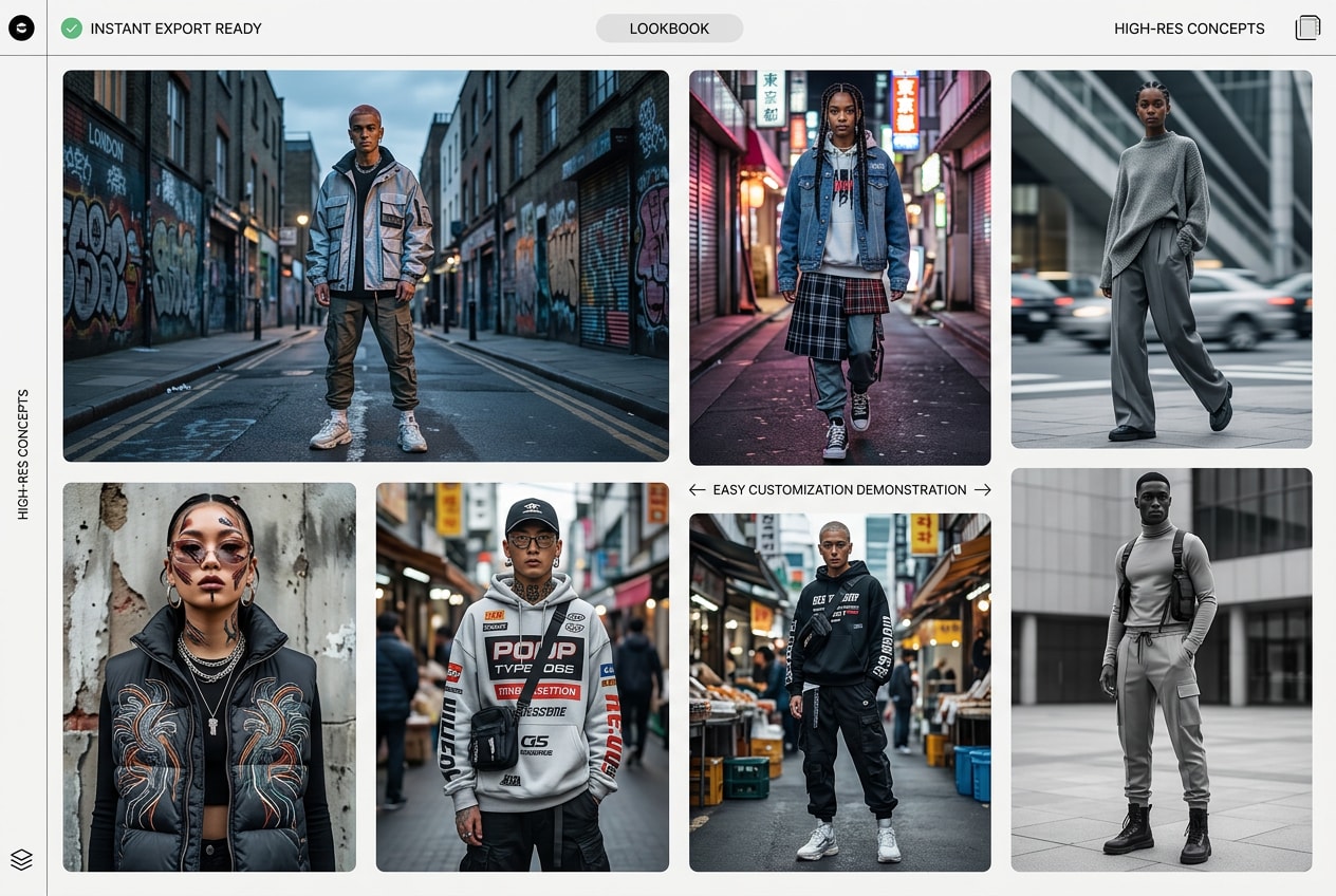 Unlock endless AI creativity for street fashion
