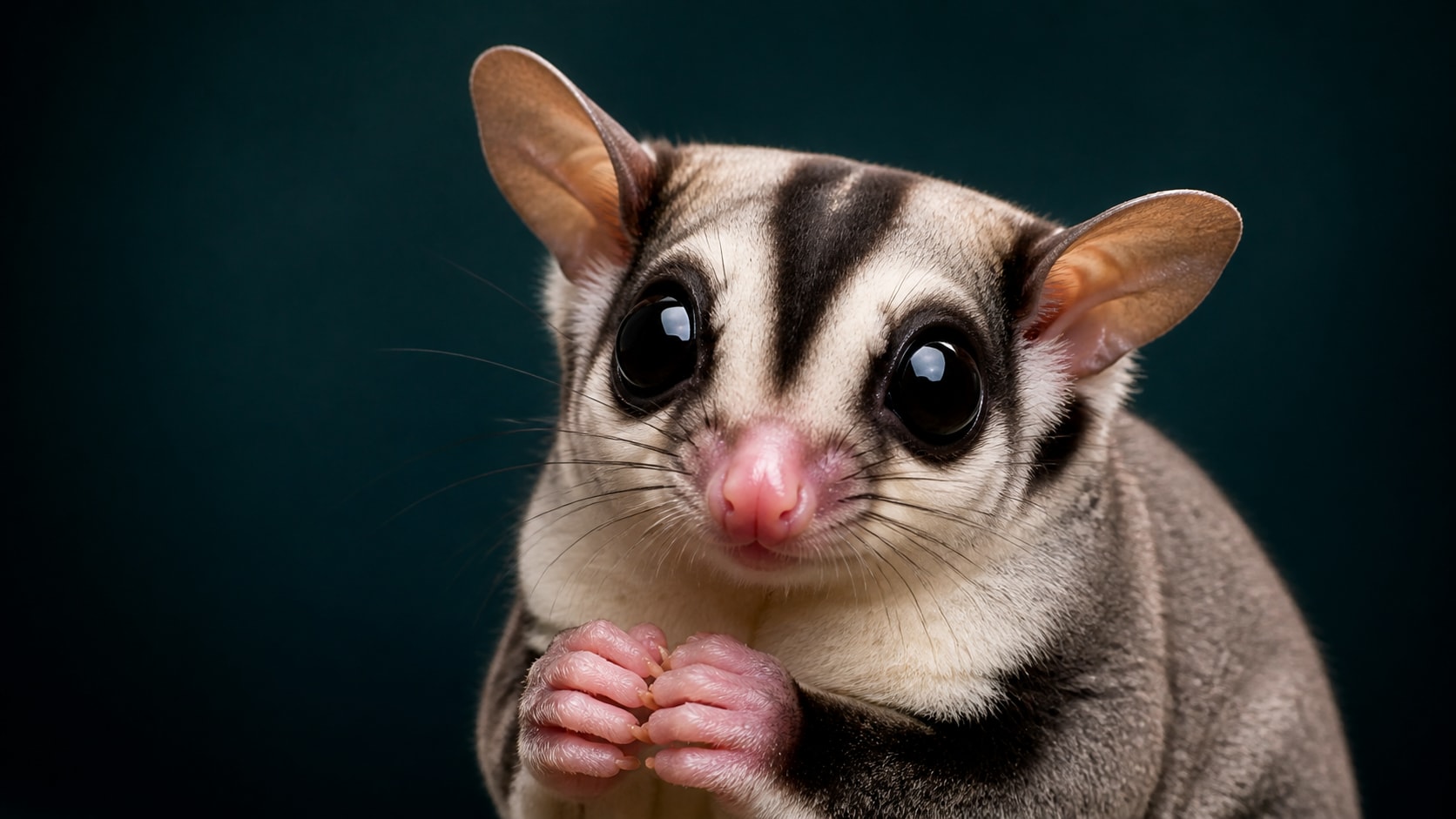 cute sugar glider AI portrait prompt feature image
