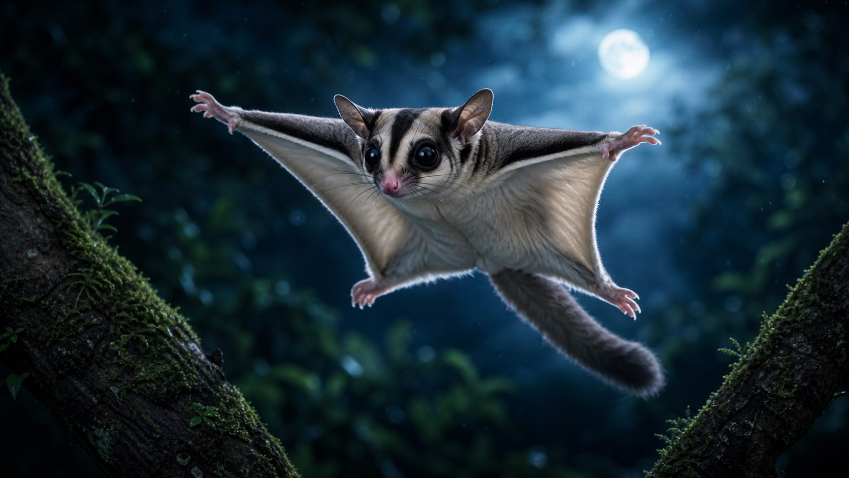 sugar glider gliding action prompt feature image
