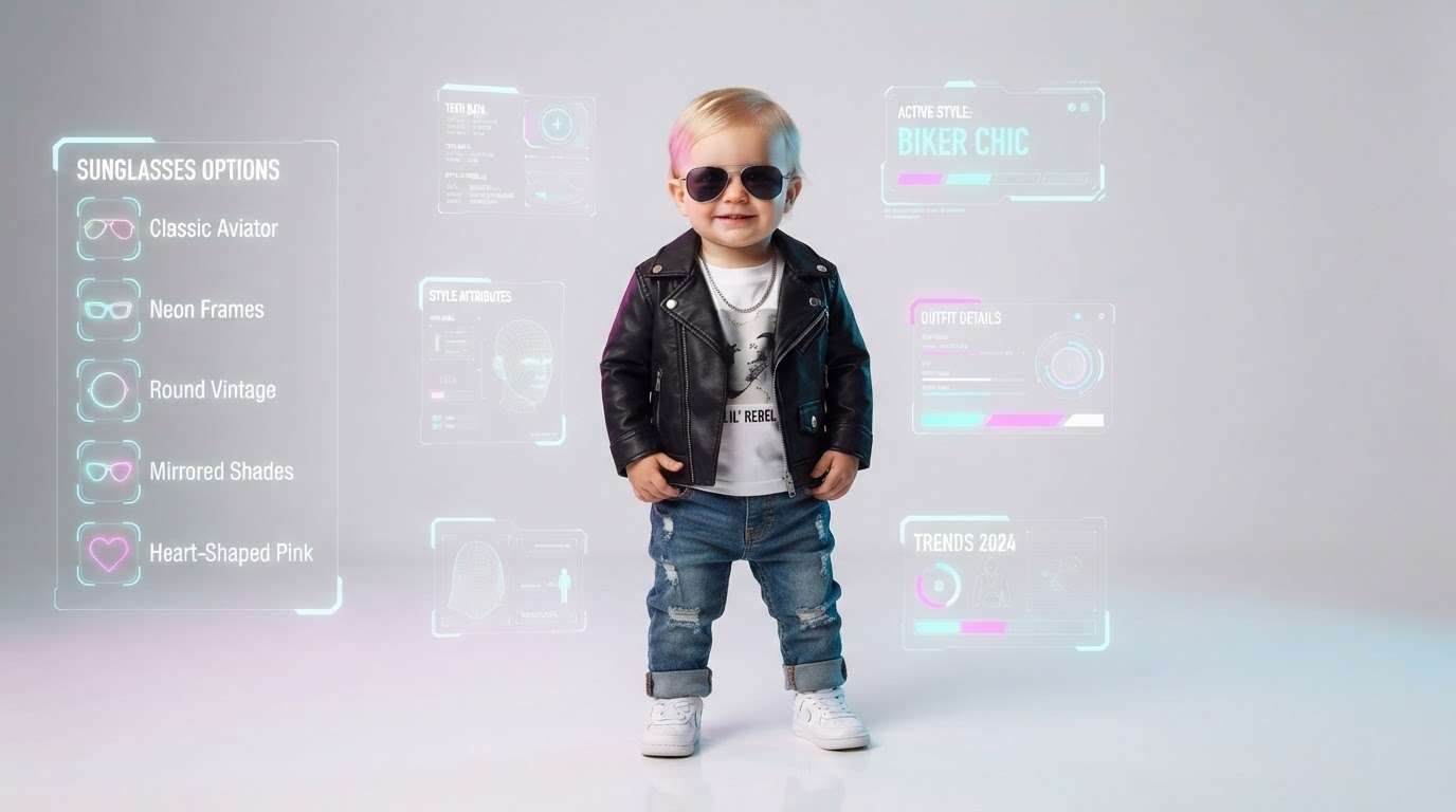 Stylish baby aesthetics