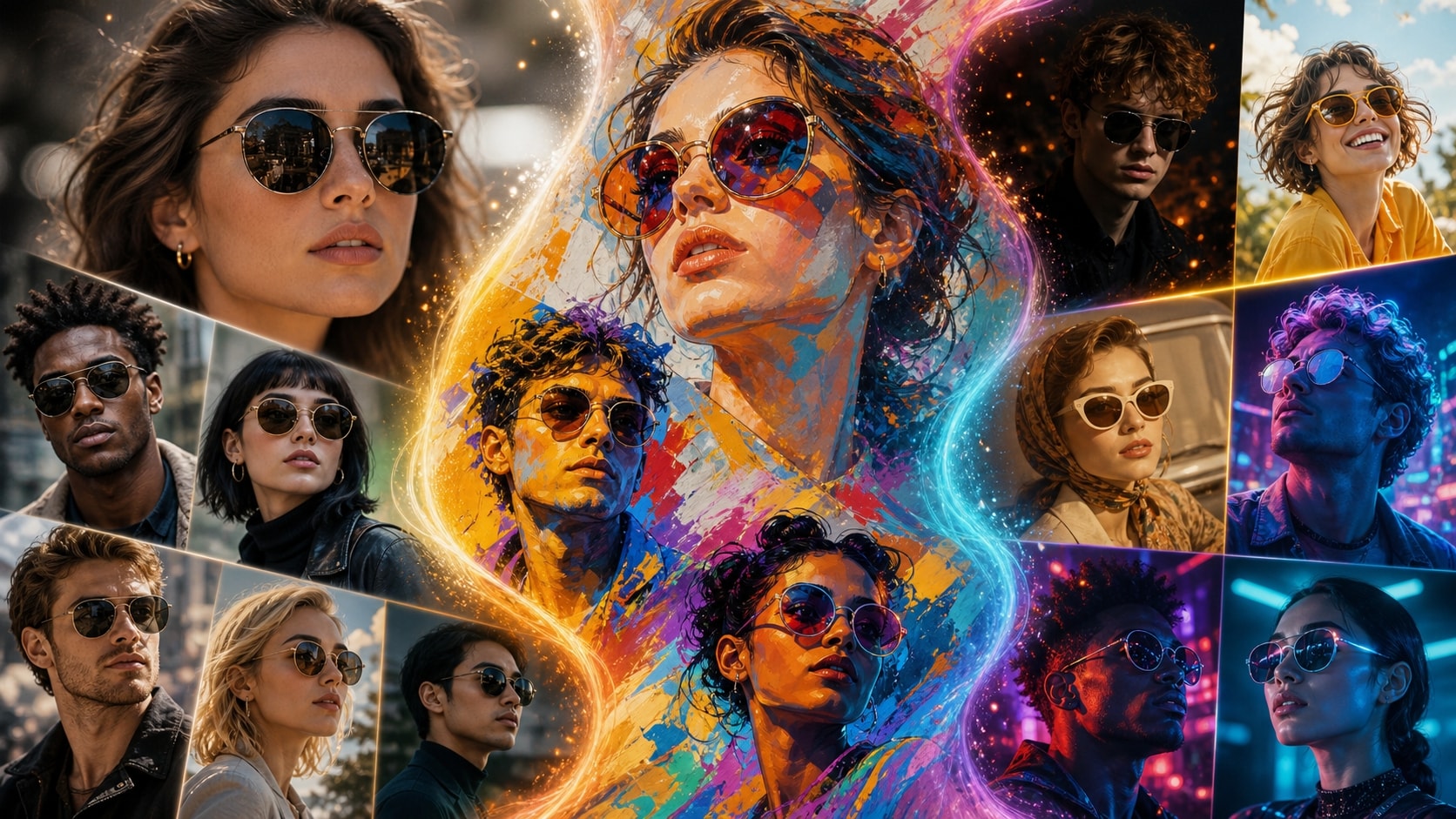 Explore chatgpt sunglasses image prompts with Filmora