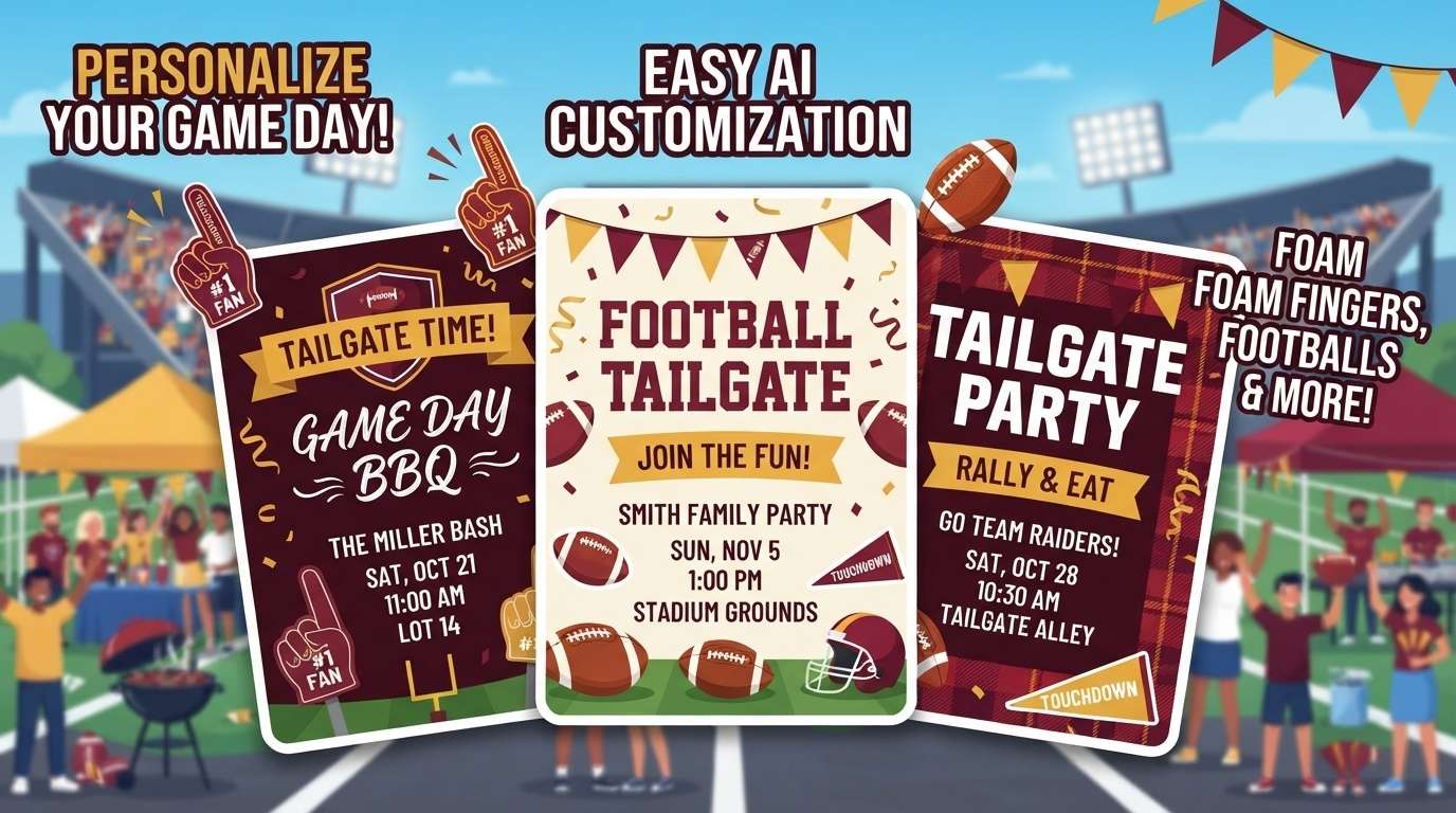 Personalize ai invitations with stickers