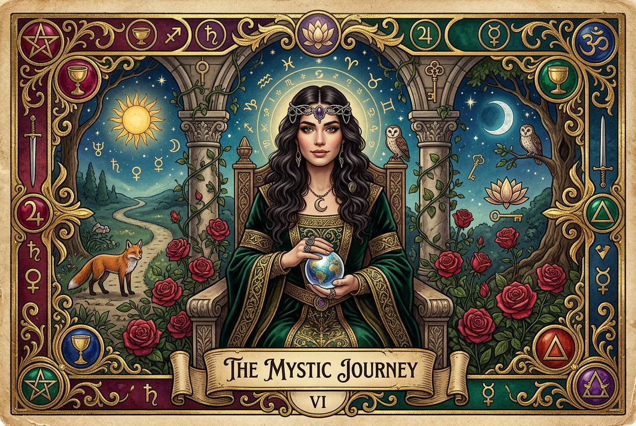 Create a tarot card with your face using AI