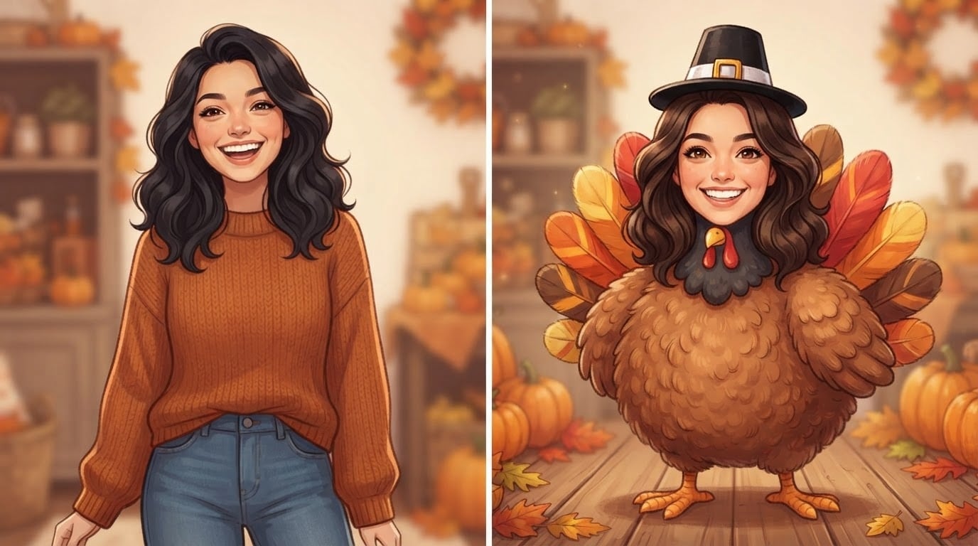 Create Thanksgiving video greetings and cards in Filmora