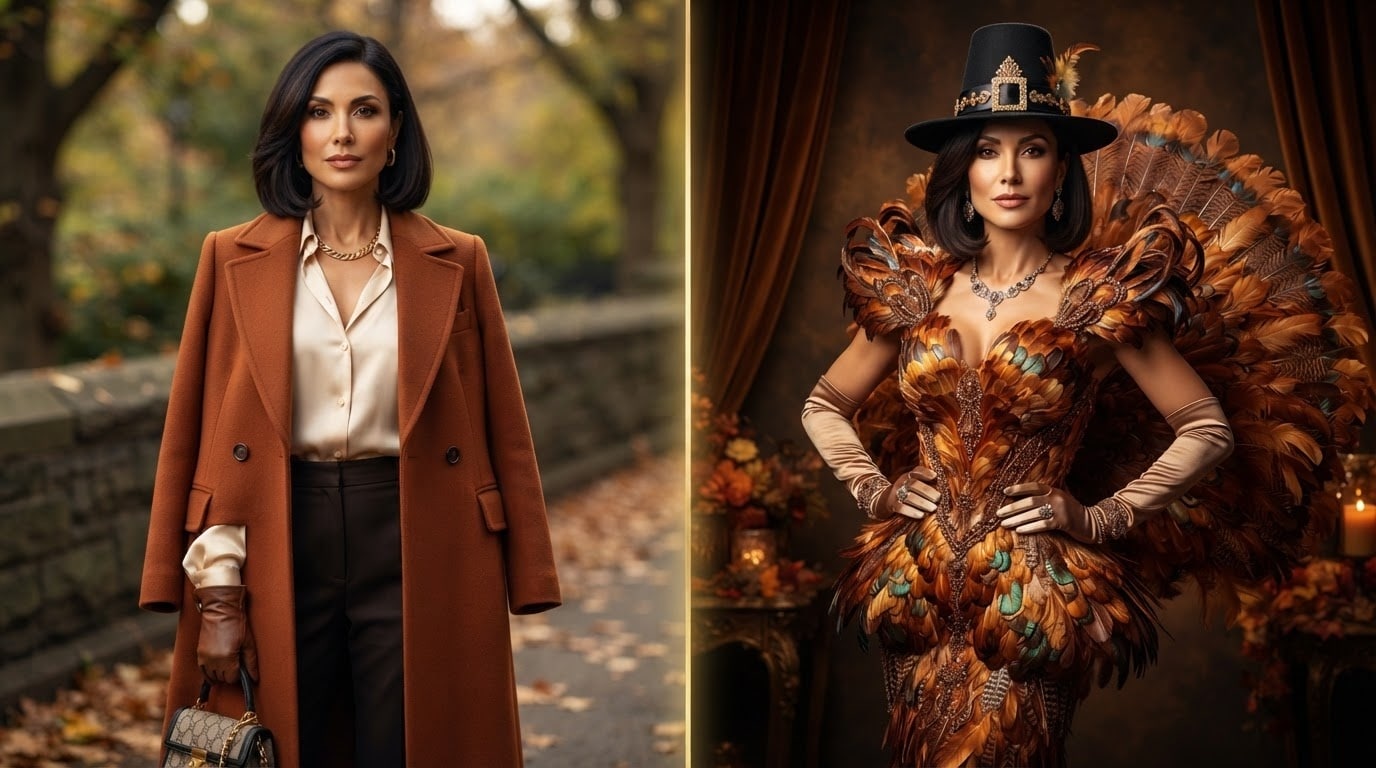 Thanksgiving turkey costume color palette inspiration