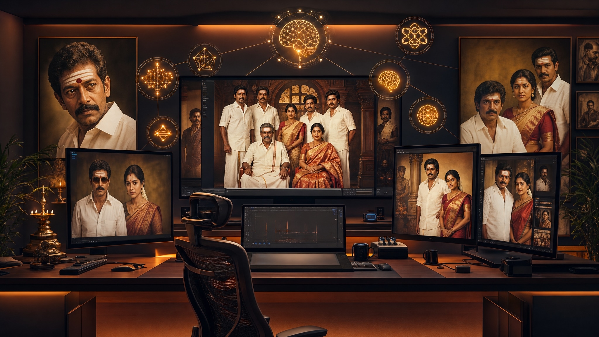 Seamless AI integration for Thevar Magan family prompts