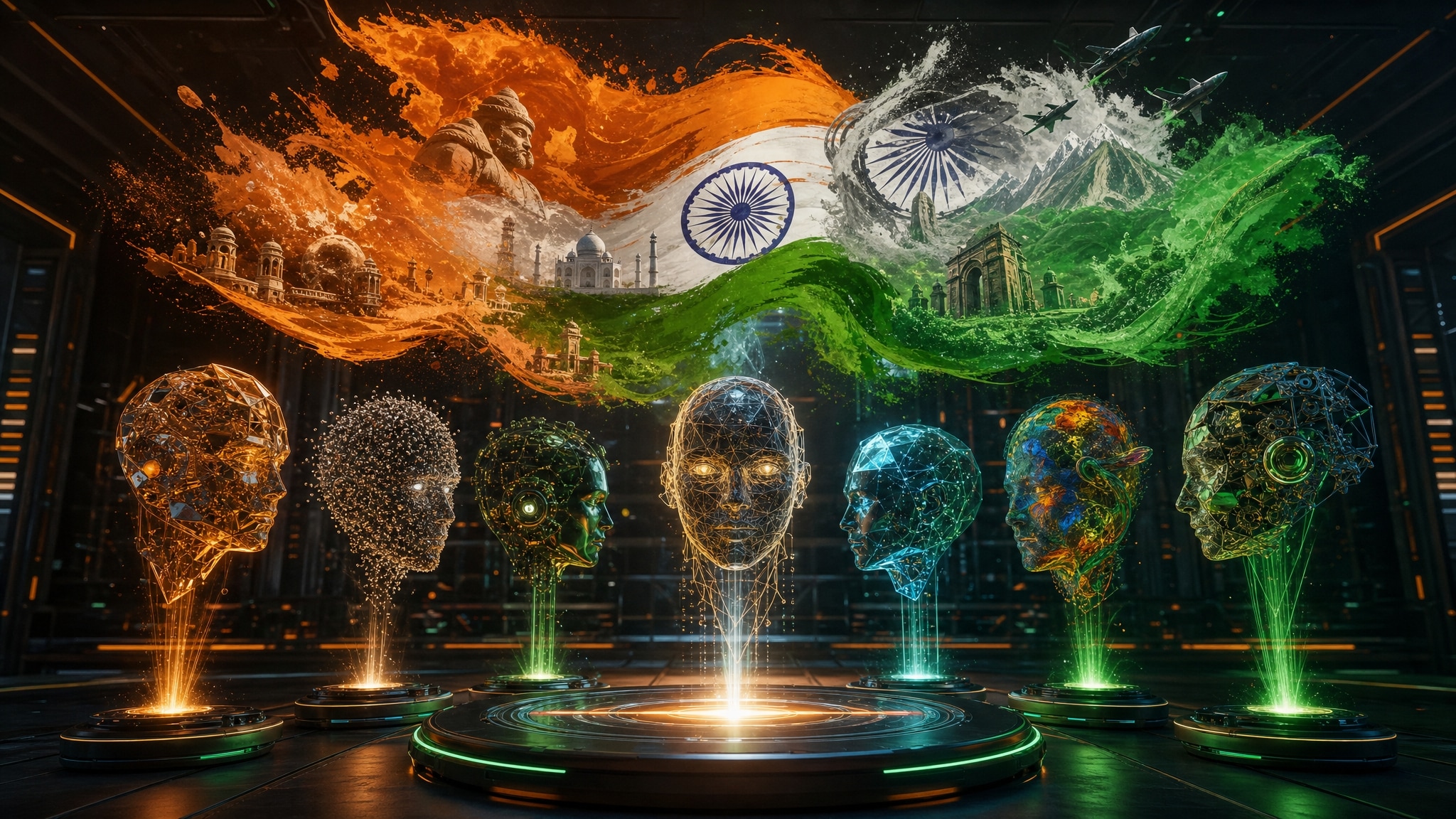 Access top tier AI image models for Tiranga photos