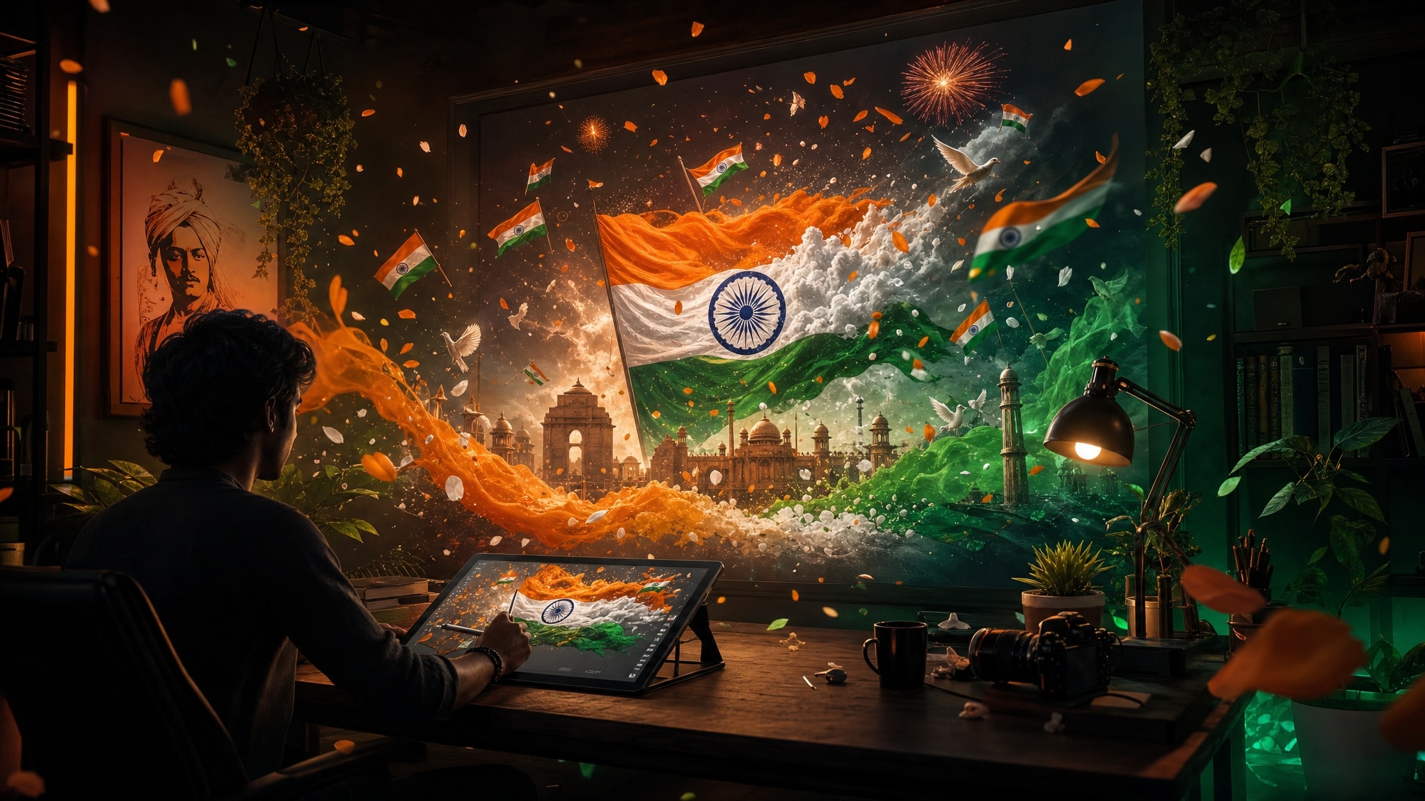 Elevate patriotic visuals with smart editing tools