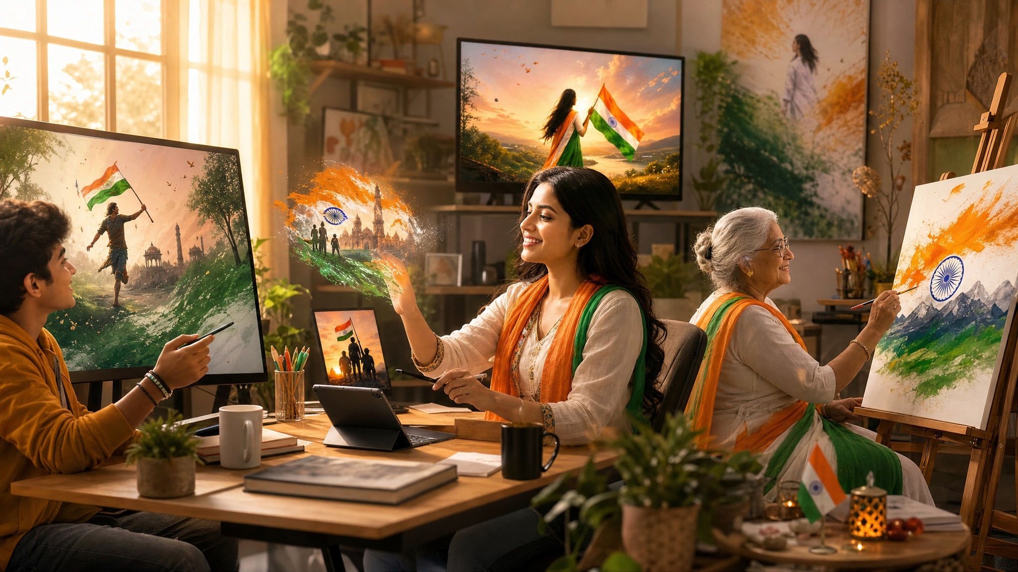 Generate Tiranga AI photos easily at any skill level