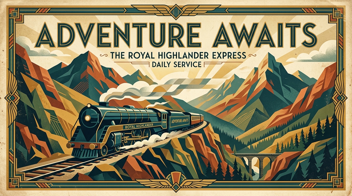 Create vintage travel poster prompts easily