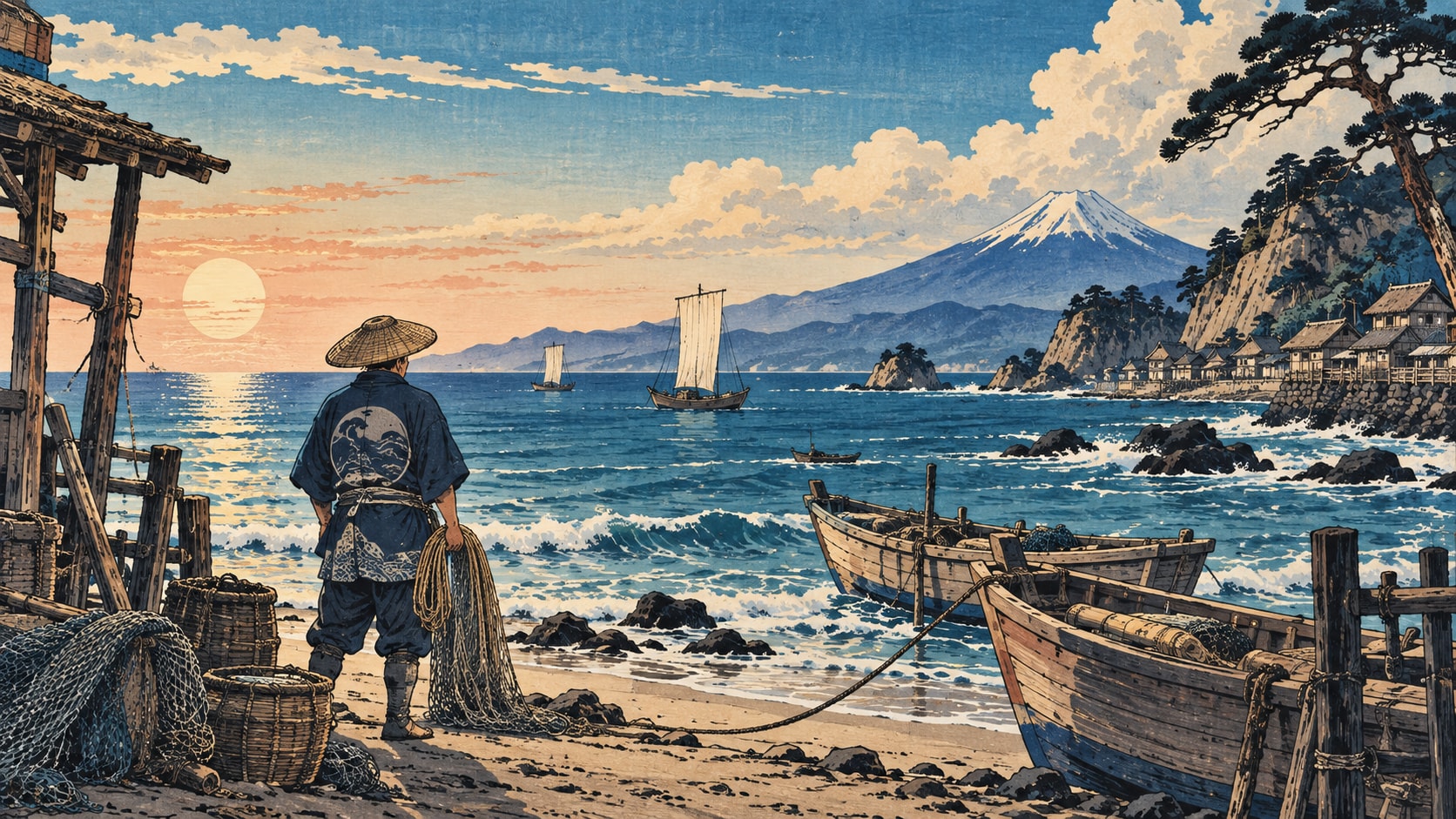 GPT Image 2 creating controlled ukiyo-e style prompt detail