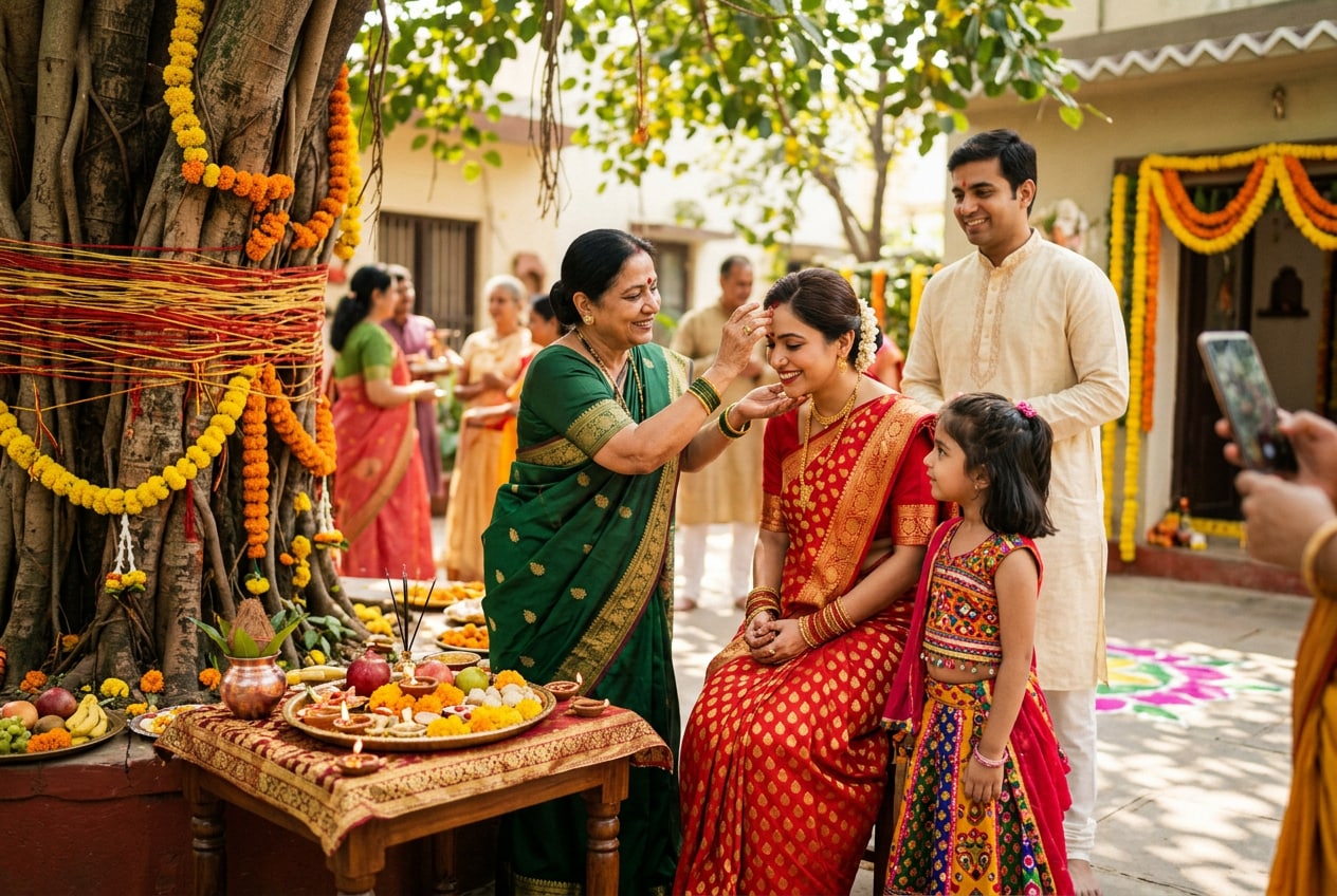 Share your Vat Savitri devotion beautifully online