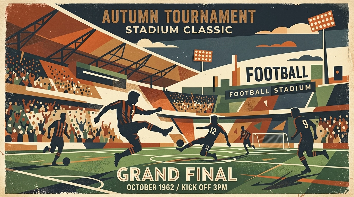 Celebrate modern tournaments with a retro twist