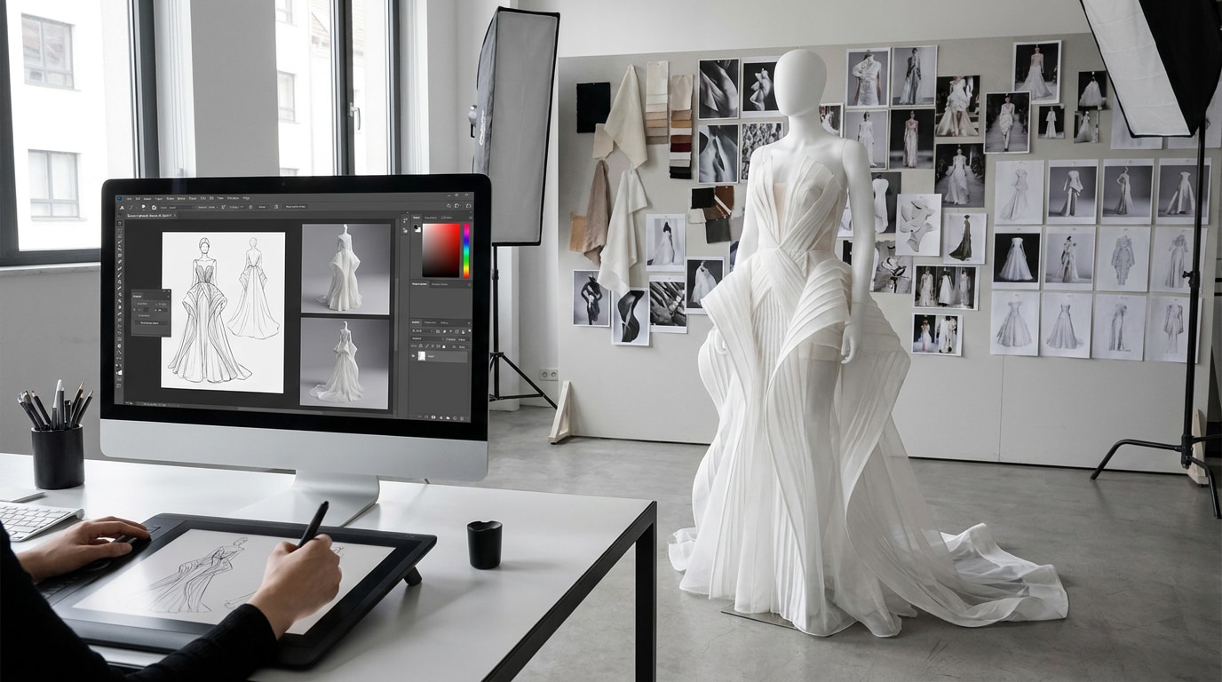 Inspire fashion design with bridal prompts