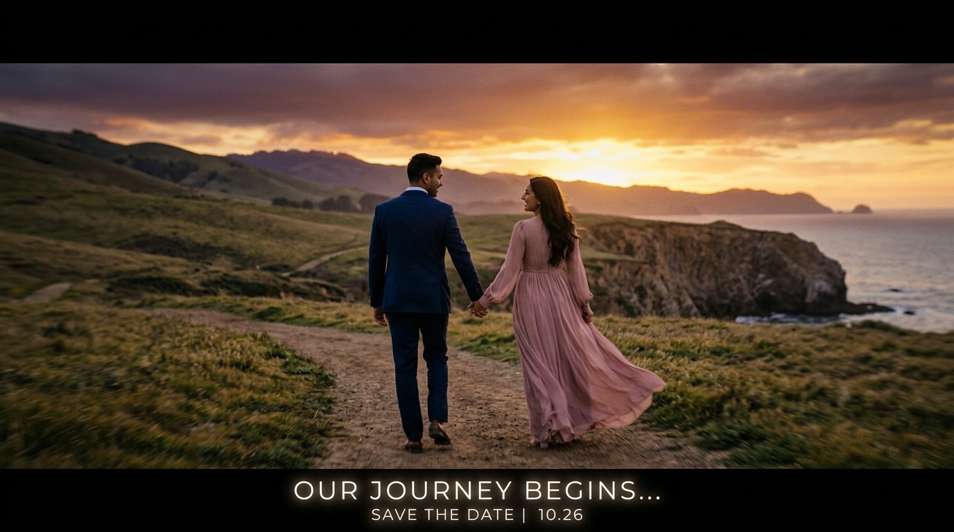 Caption for pre wedding video and teasers