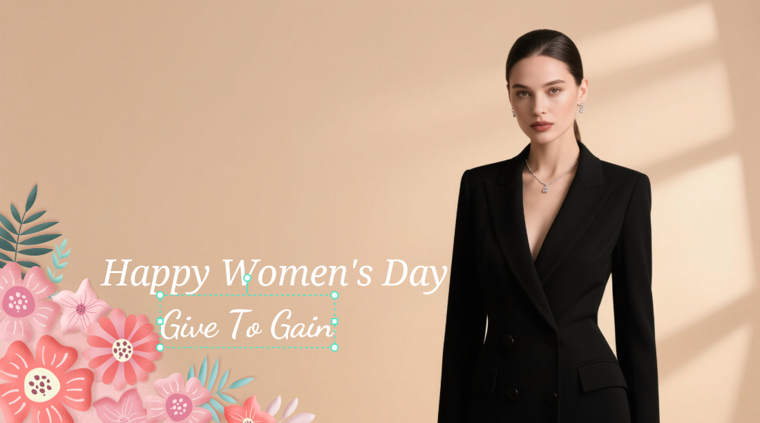 women luxury minimalist portrait