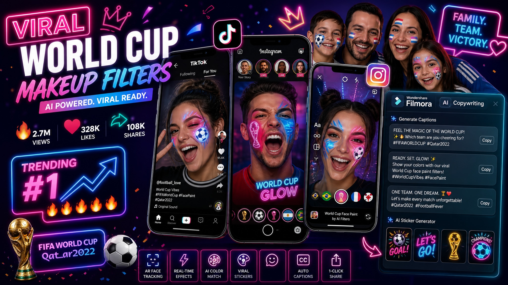 Create Engaging Social Media Filters for World Cup