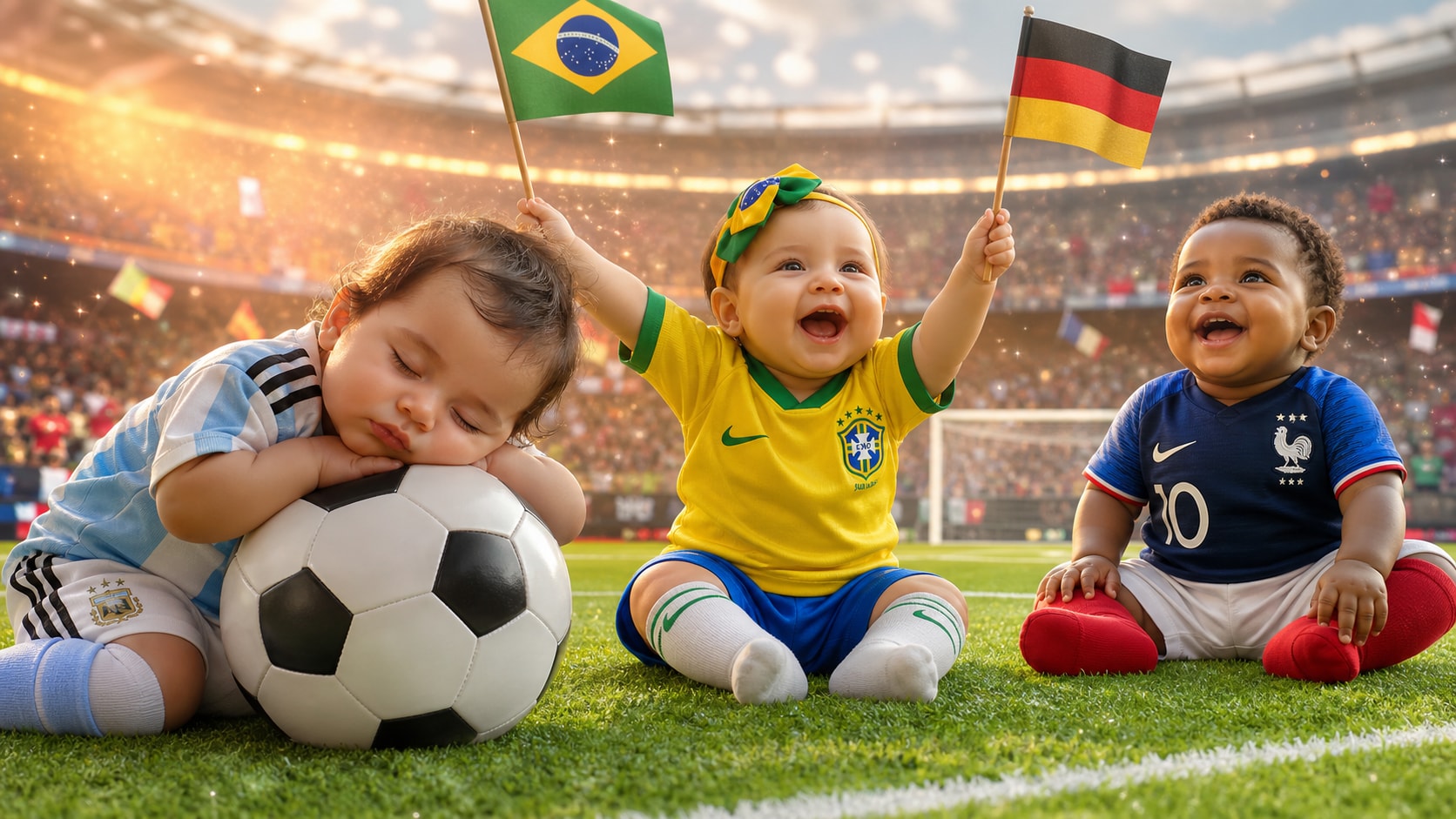 Craft viral world cup baby celebration prompts