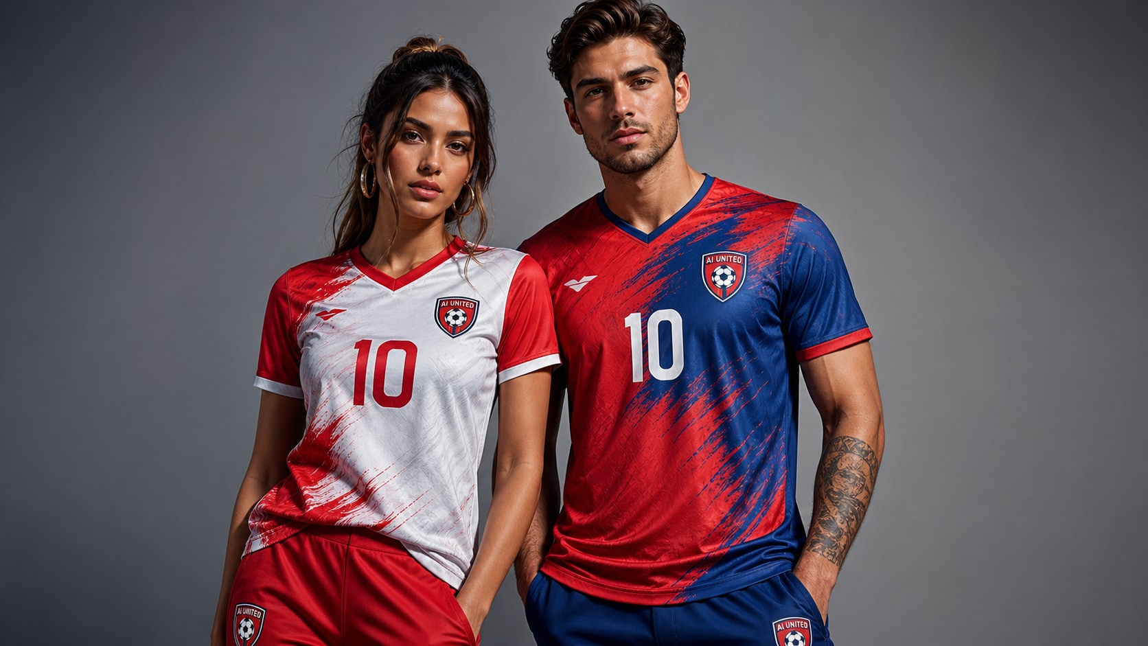 Design matching world cup outfits with ai