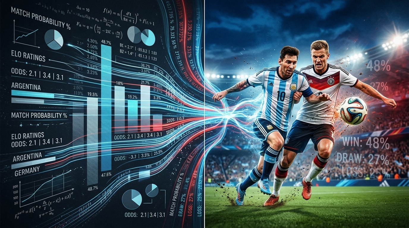 Visualize World Cup odds with AI generated graphics