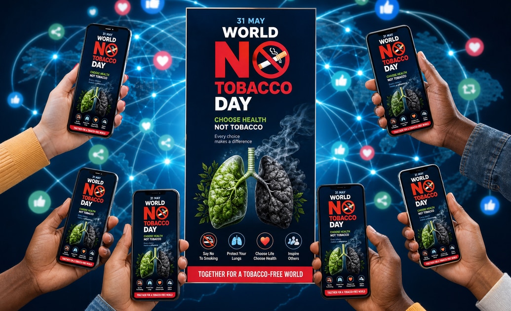 Spread health awareness with World No Tobacco Day poster designs