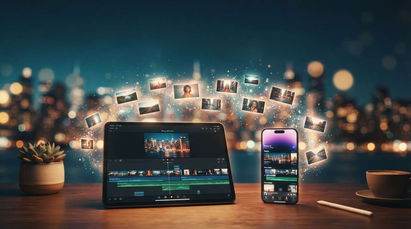 Apply video templates for international photo day