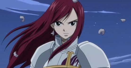 stärkste weibliche anime charaktere erza scarlet