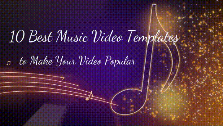 10 music video templates