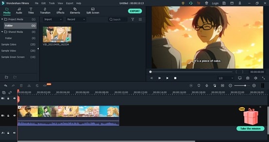 add anime font to timeline