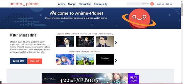 anime planet dubbed