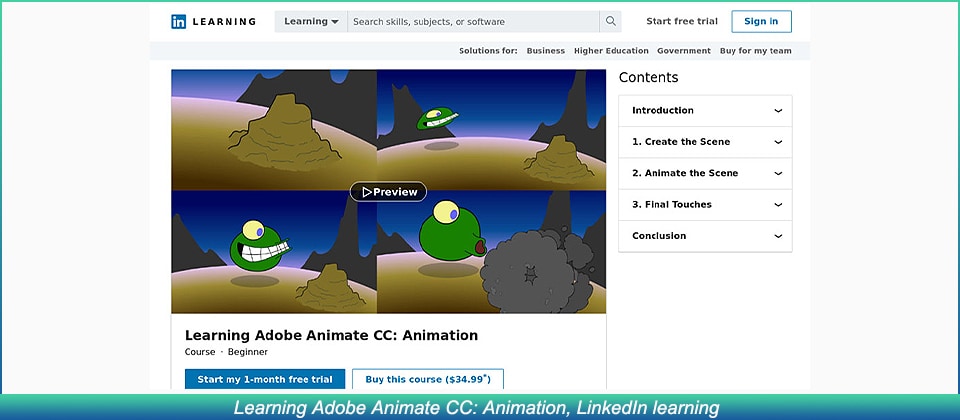 LinkedIn learning animación