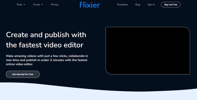 Editor de video en línea Flixier