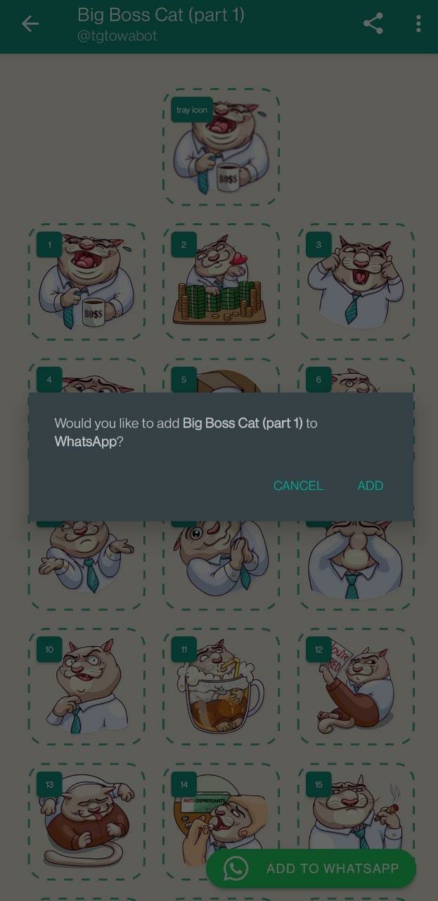 add telegram sticker whatsapp