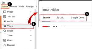 add youtube video to google slides by direct link