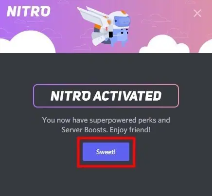 nitro مفعل