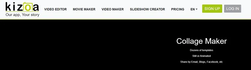 Kizoa-создатель онлайн-коллажей
