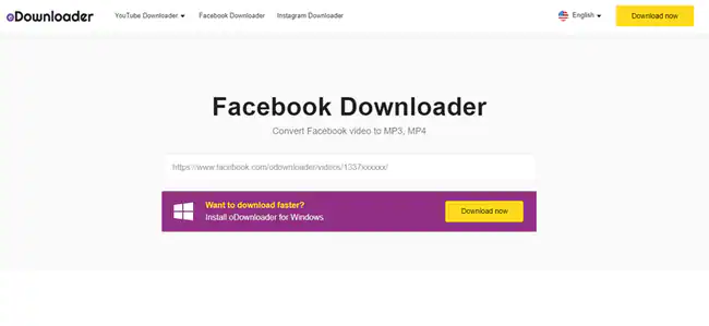 O-Downloader Descargador de Facebook